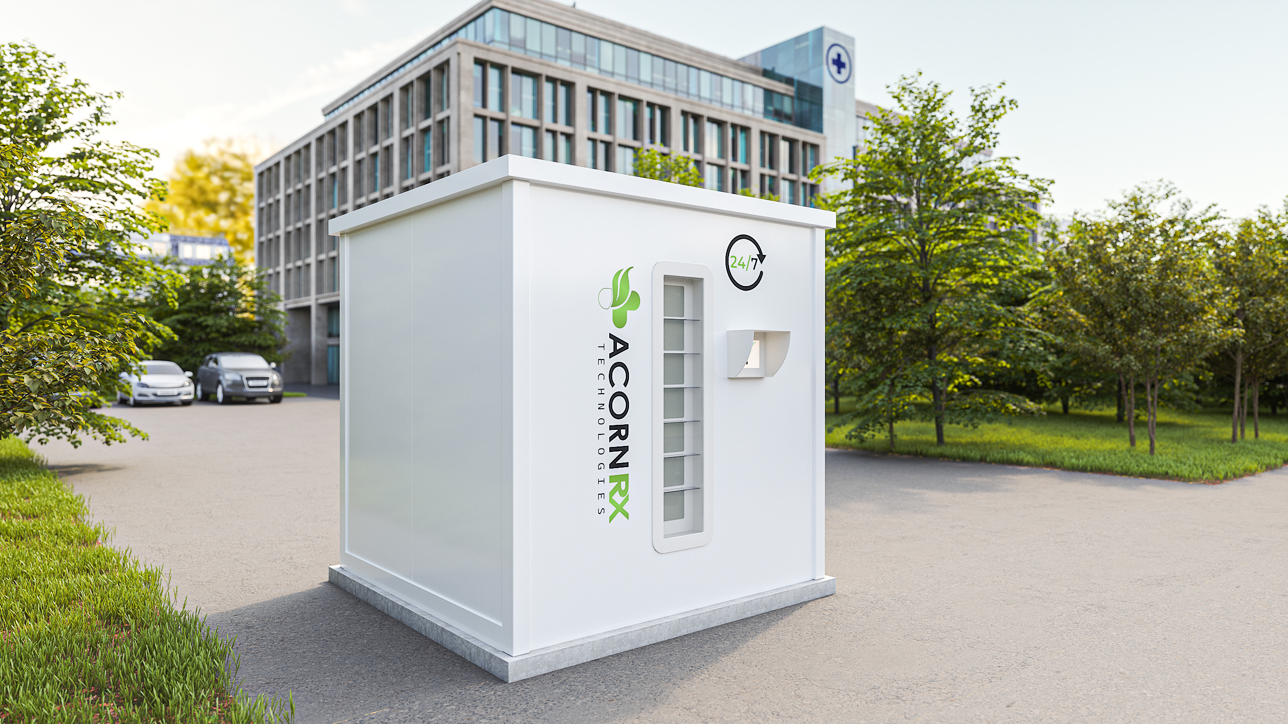 Medlocker standalone 24/7 prescription collection machine